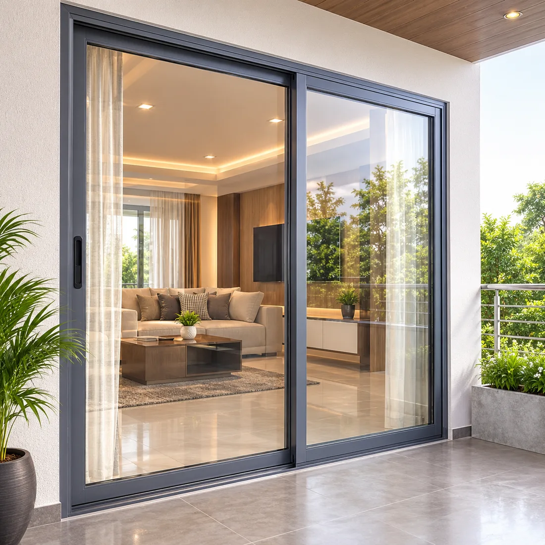 2-Track Sliding Door